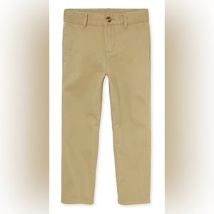 Boys Uniform Stretch Straight Chino Pants Size: 16    color: Flax